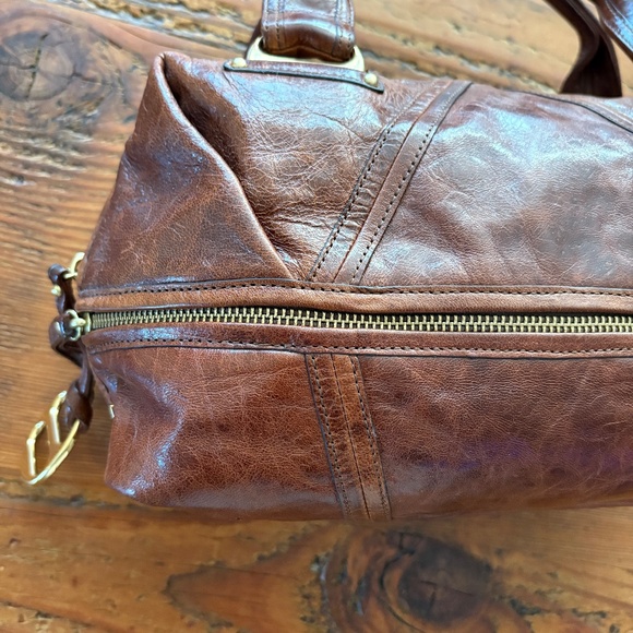 Kooba Hadley Brown Satchel Purse Y2K - Picture 7 of 16